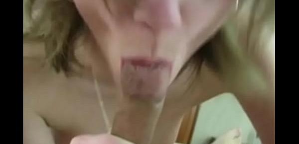  A Threesome Blowjob Session Of A Great Woman Making Cum